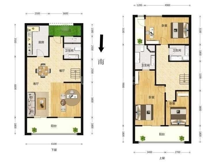 4室2廳1陽臺 林肯公園三期戶型圖