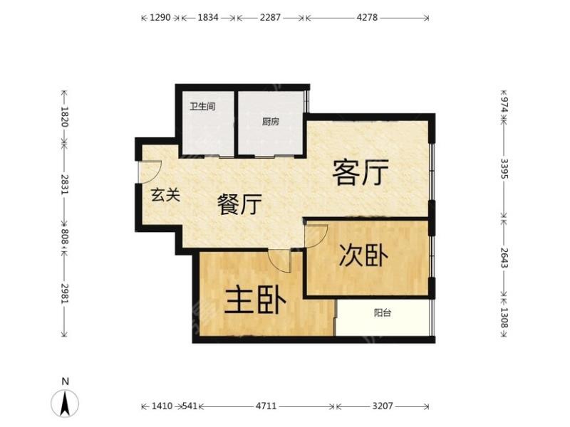 溪畔丽景户型图