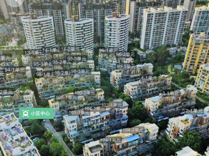 6室2廳2陽(yáng)臺(tái) 云南映象花好月圓一期別墅小區(qū)平面圖