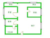 2室1廳 南疆花園戶型圖