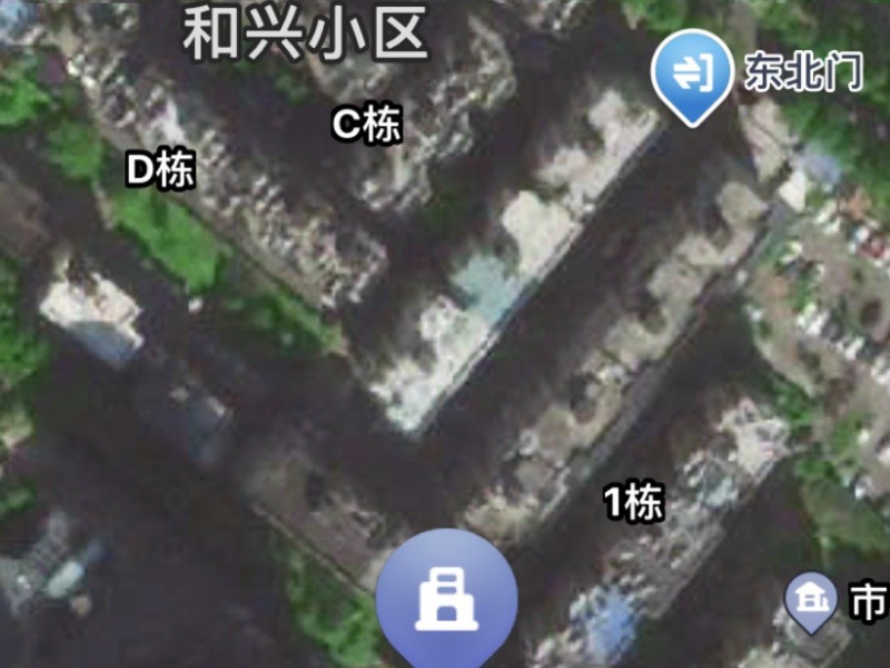 3室2厅1阳台 福信路92号(省检察院宿舍）小区平面图