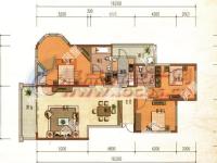 5室2廳2陽臺 同德錦江嘉園戶型圖