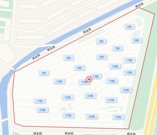 3室2廳1陽臺(tái) 滇池衛(wèi)城錦尚小區(qū)平面圖