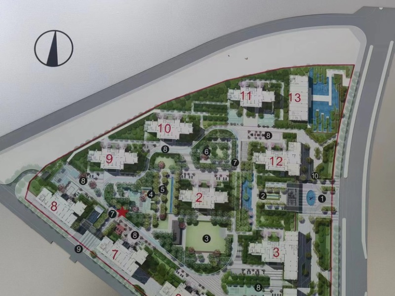 4室2廳2陽臺 招商雍和府一期小區(qū)平面圖