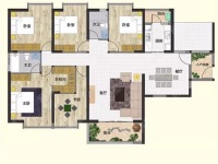 5室2廳3陽(yáng)臺(tái) 佳兆業(yè)壹號(hào)公館戶型圖