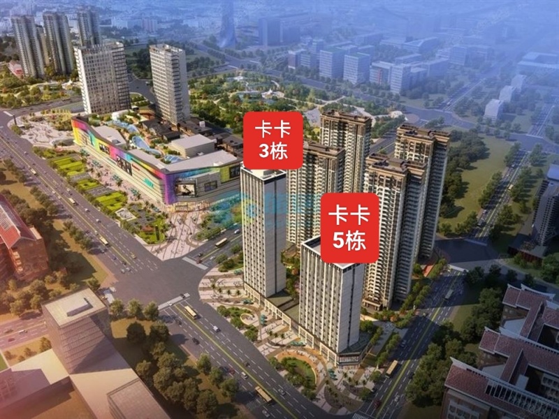 1室1廳 新城吾悅廣場2號地塊公寓客廳