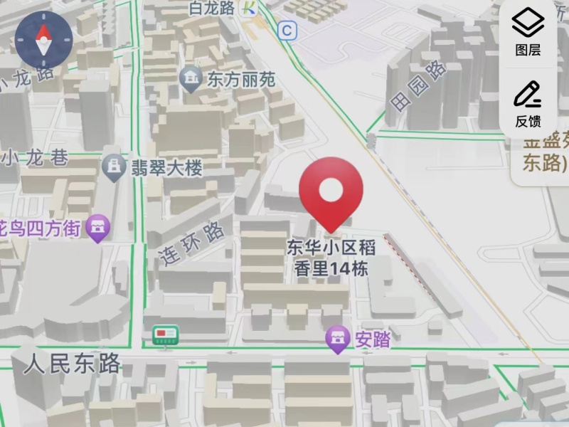 4室2廳3陽臺(tái) 東華小區(qū)小區(qū)平面圖