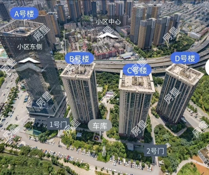 2室2廳1陽(yáng)臺(tái) 禧瑞都小區(qū)平面圖