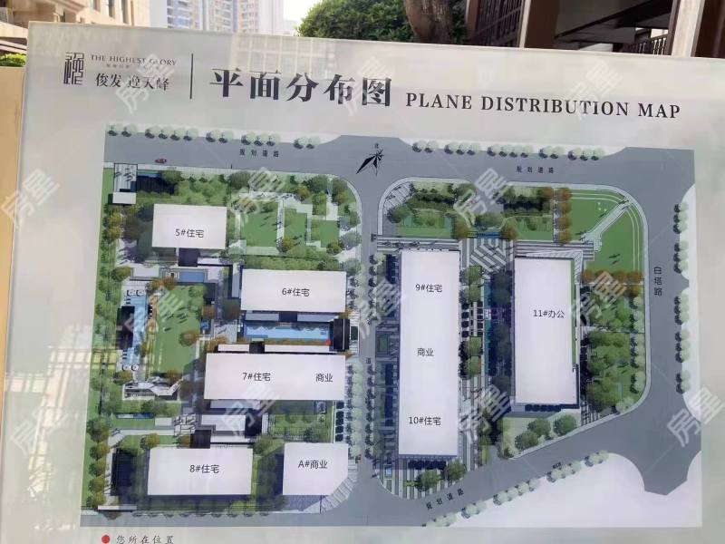 俊发逸天峰小区平面图