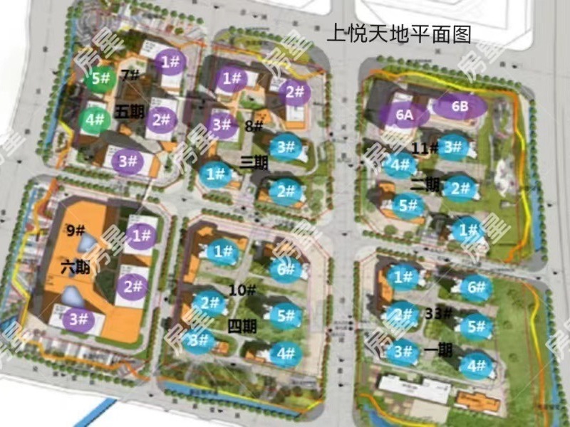 上悦天地三期小区平面图