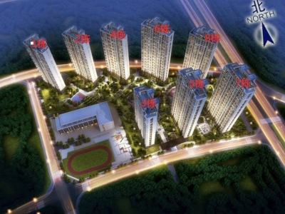 3室2廳2陽(yáng)臺(tái) 新希望白麓城一期