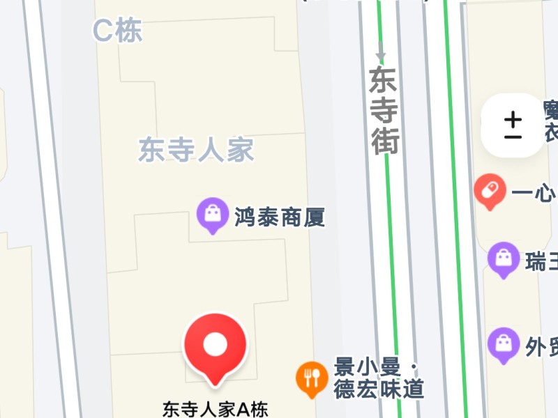 3室2廳2陽臺 東寺人家小區(qū)平面圖