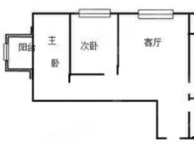 2室2廳 人民路壹號廣場(壹號歡樂城)