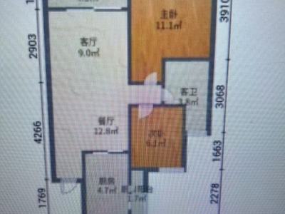 2室2廳1陽臺 恒大云報華府