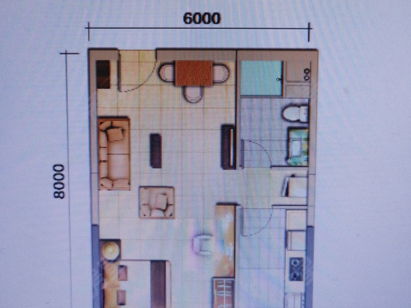 2室2廳1陽(yáng)臺(tái) 恒大云報(bào)華府公寓戶型圖