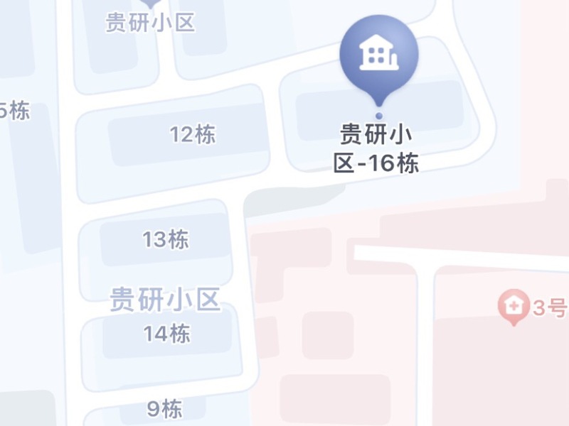 4室2廳2陽臺 貴研小區(qū)小區(qū)平面圖