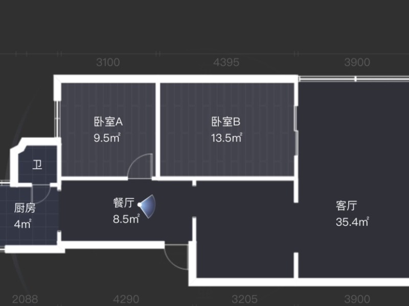 云南广播电视大楼（人民西路182号）户型图