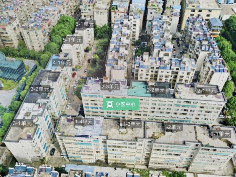福信路92号(省检察院宿舍）小区平面图