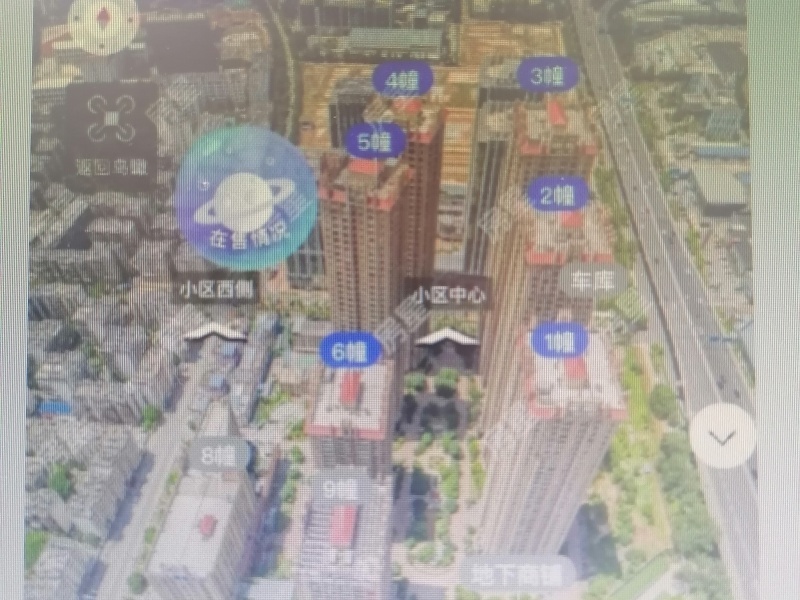 3室2廳1陽(yáng)臺(tái) 金泰國(guó)際一期小區(qū)平面圖