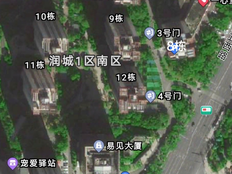 3室2廳 潤(rùn)城一區(qū)小區(qū)平面圖