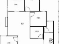 3室2廳2陽(yáng)臺(tái) 金地九樾戶型圖