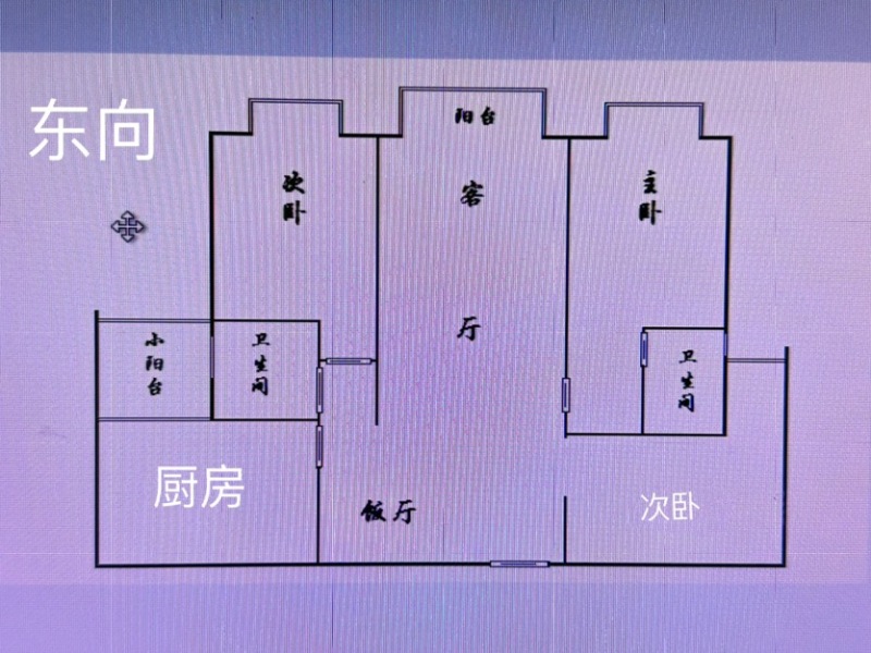 3室2厅 医大广场户型图