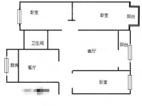 3室2廳1陽(yáng)臺(tái) 白馬小區(qū)戶型圖