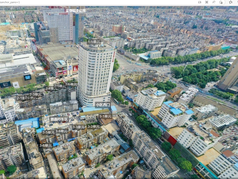 金帝富士商住楼小区平面图