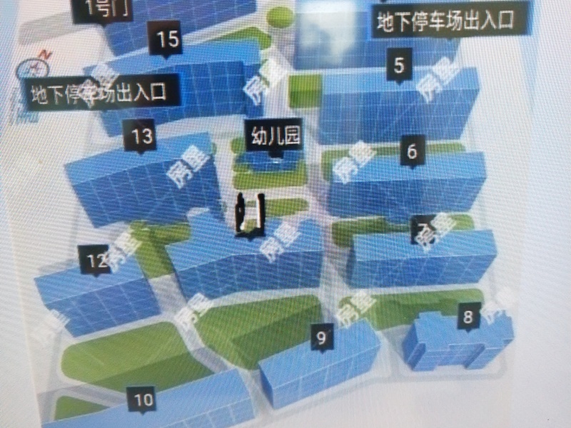 4室2廳3陽臺 ?？禍厝▓@小區(qū)平面圖