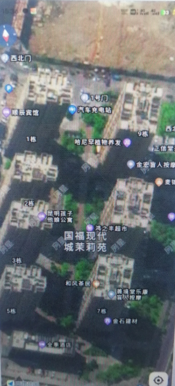 国福现代城茉莉苑小区平面图