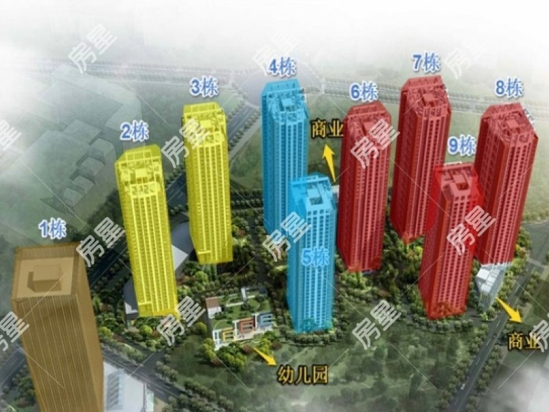 1室1廳 錦悅四季花園小區(qū)小區(qū)平面圖