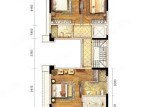 5室2廳2陽臺 昆明恒大云璽別墅戶型圖