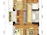 5室2廳2陽臺 昆明恒大云璽別墅戶型圖