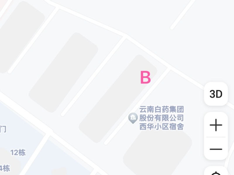 白药厂宿舍（西华东区）小区平面图