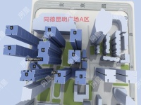 4室2廳1陽臺(tái) 同德昆明廣場(chǎng)A區(qū)小區(qū)平面圖