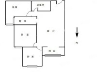 3室2廳1陽(yáng)臺(tái) 龍湖水晶酈城戶型圖