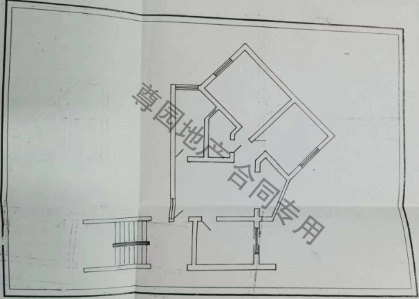 3室2廳1陽臺 永力西苑戶型圖