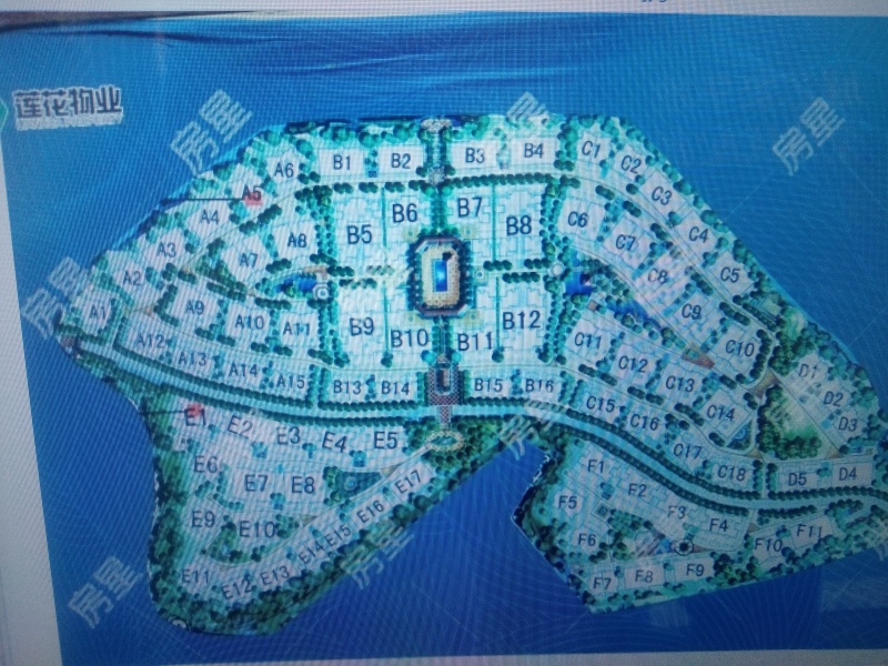滇池卫城尚层小区平面图
