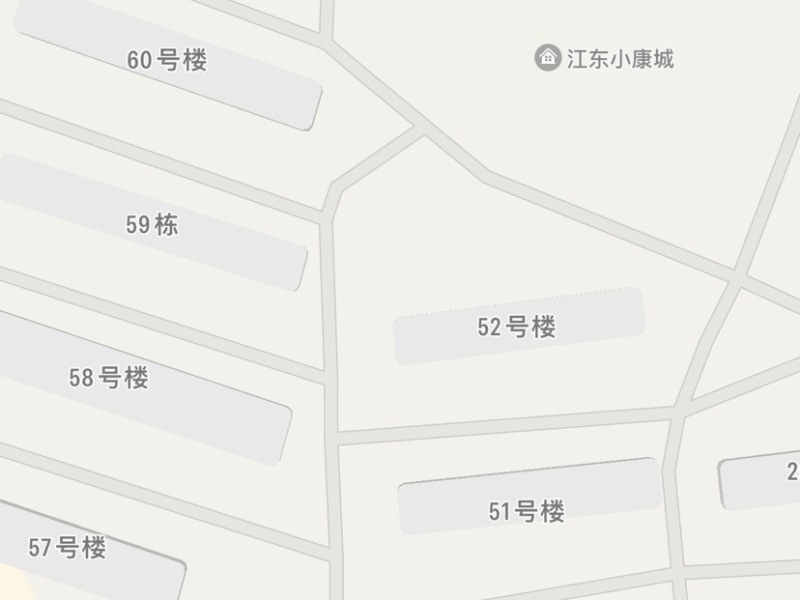 江东小康城小区平面图