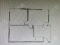 2室2廳1陽(yáng)臺(tái) 云南省計(jì)量院宿舍戶型圖