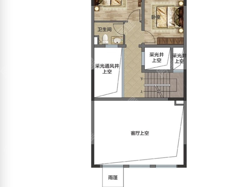 4室3廳4陽臺 美的順城府別墅戶型圖