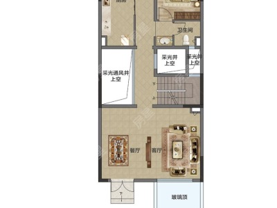 4室3廳4陽臺 美的順城府別墅戶型圖