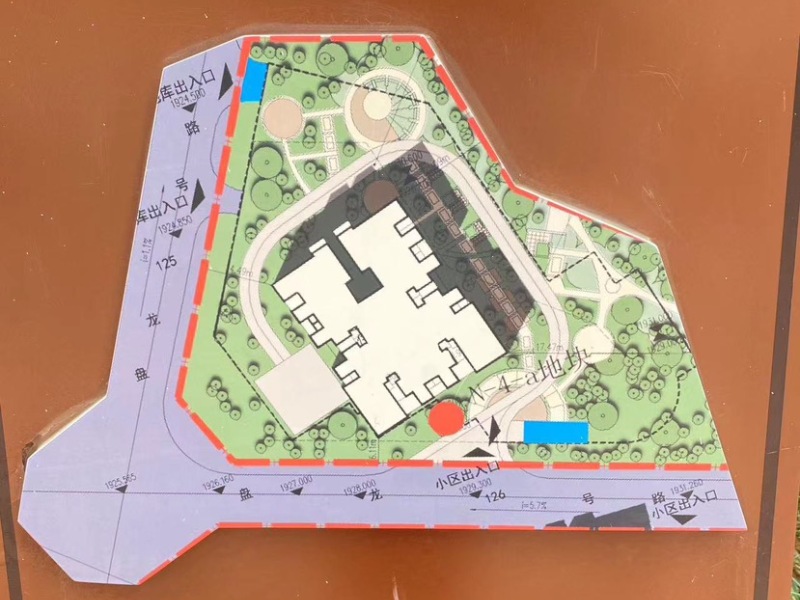 2室2廳1陽(yáng)臺(tái) 俊發(fā)城紫薇苑B區(qū)小區(qū)平面圖