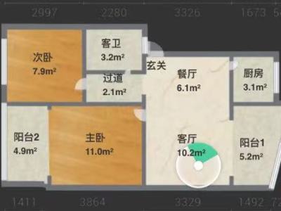 2室2廳 船房小區(qū)