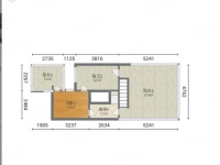 5室2廳4陽臺 滇池衛(wèi)城鹿港A區(qū)別墅戶型圖