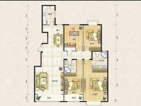 3室2廳 南屏苑戶型圖