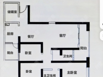 4室2廳1陽臺 溪畔麗景