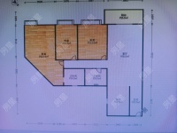 3室2廳2陽臺 中央麗城小區(qū)平面圖