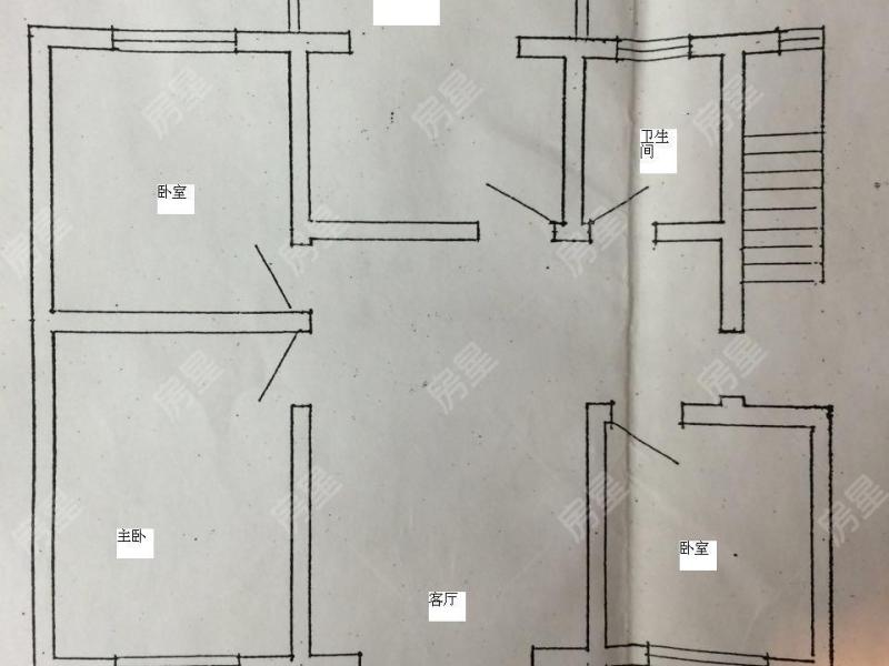 3室2廳2陽臺 怡康溫泉新村A區(qū)戶型圖
