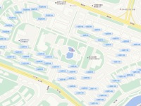 3室2廳1陽(yáng)臺(tái) 月牙塘小區(qū)小區(qū)平面圖